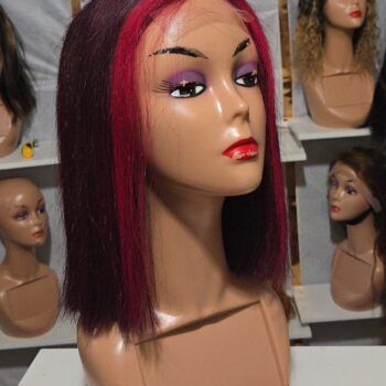 Vietnamese Bob Pink and Burgundy
